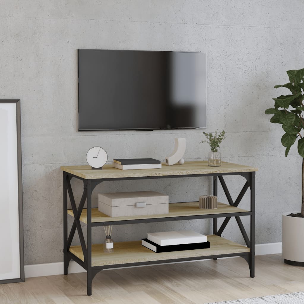TV Cabinet Sonoma Oak 80x40x50 cm Engineered Wood - Newstart Furniture