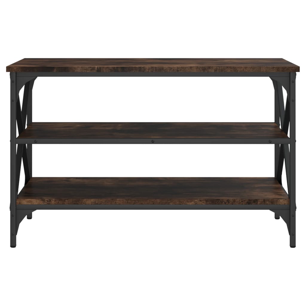 TV Cabinet Smoked Oak 80x40x50 cm Engineered Wood - Newstart Furniture