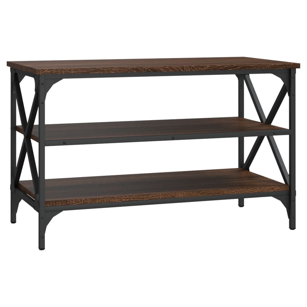 TV Cabinet Brown Oak 80x40x50 cm Engineered Wood - Newstart Furniture