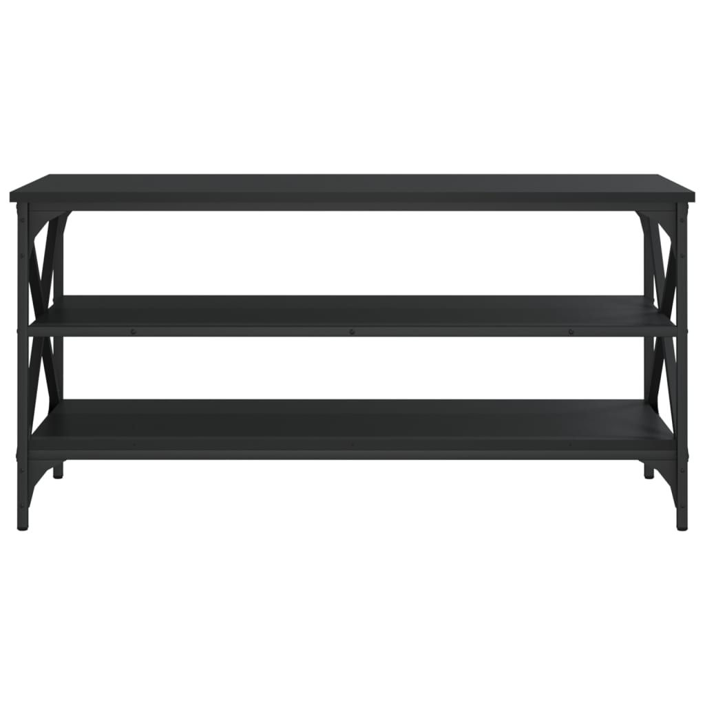 TV Cabinet Black 100x40x50 cm Engineered Wood - Newstart Furniture