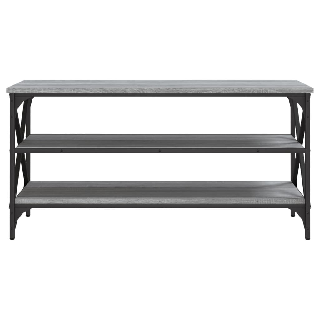 TV Cabinet Grey Sonoma 100x40x50 cm Engineered Wood - Newstart Furniture