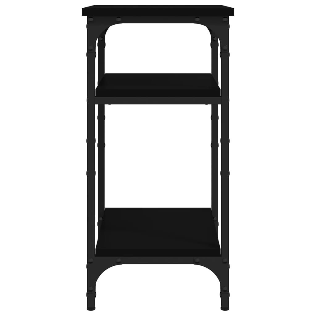 Side Table Black 35x30x60 cm Engineered Wood - Newstart Furniture