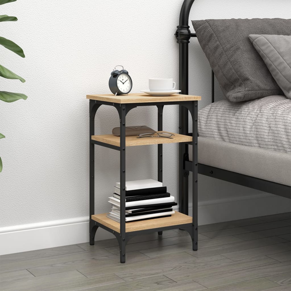 Side Table Sonoma Oak 35x30x60 cm Engineered Wood - Newstart Furniture