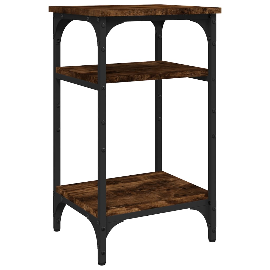 Side Table Smoked Oak 35x30x60 cm Engineered Wood - Newstart Furniture