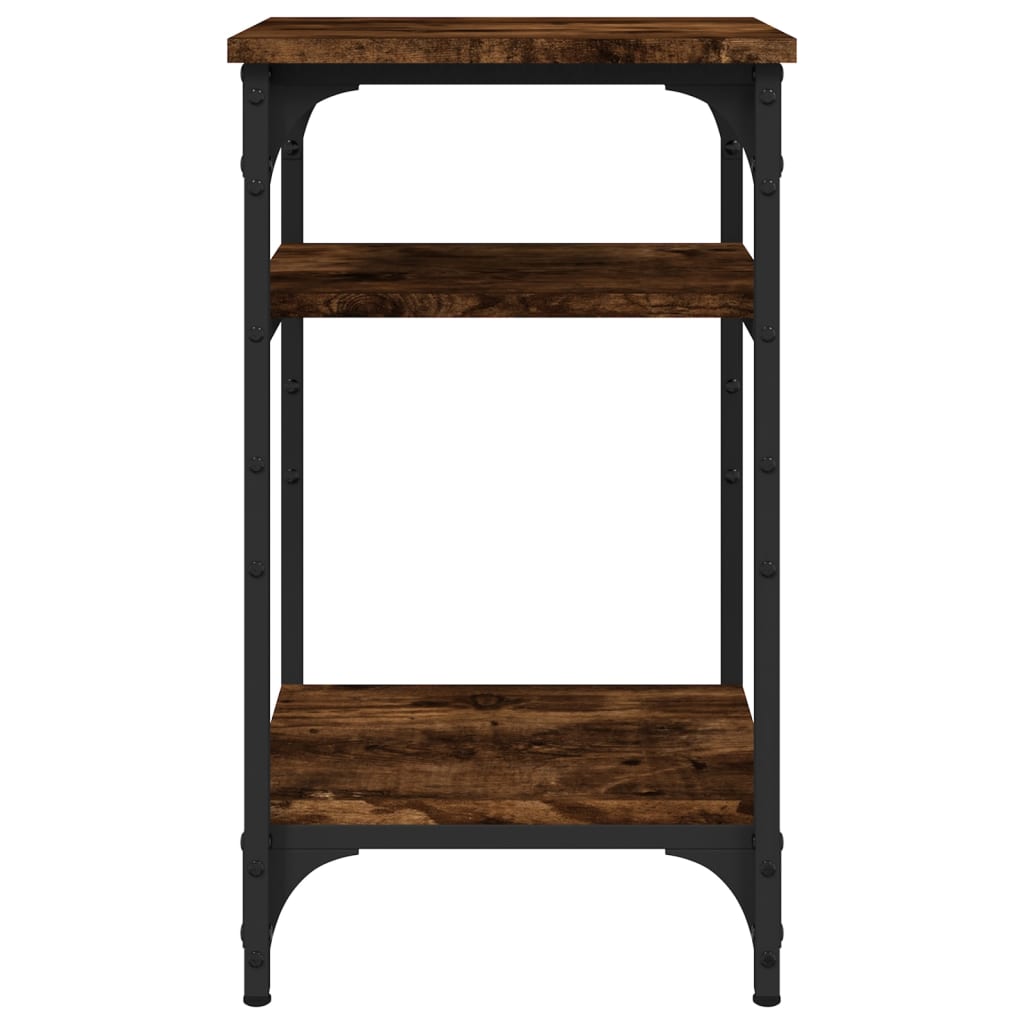 Side Table Smoked Oak 35x30x60 cm Engineered Wood - Newstart Furniture