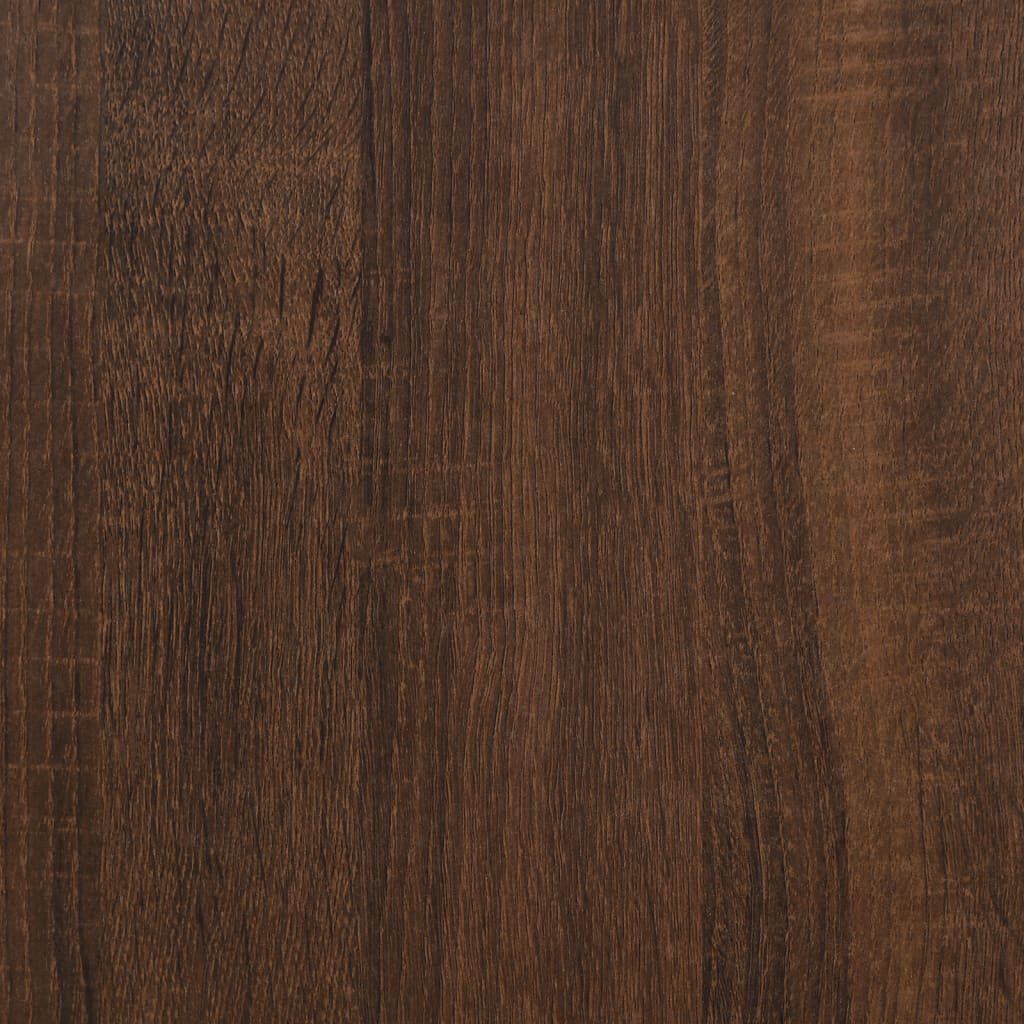 Side Table Brown Oak 35x30x60 cm Engineered Wood - Newstart Furniture