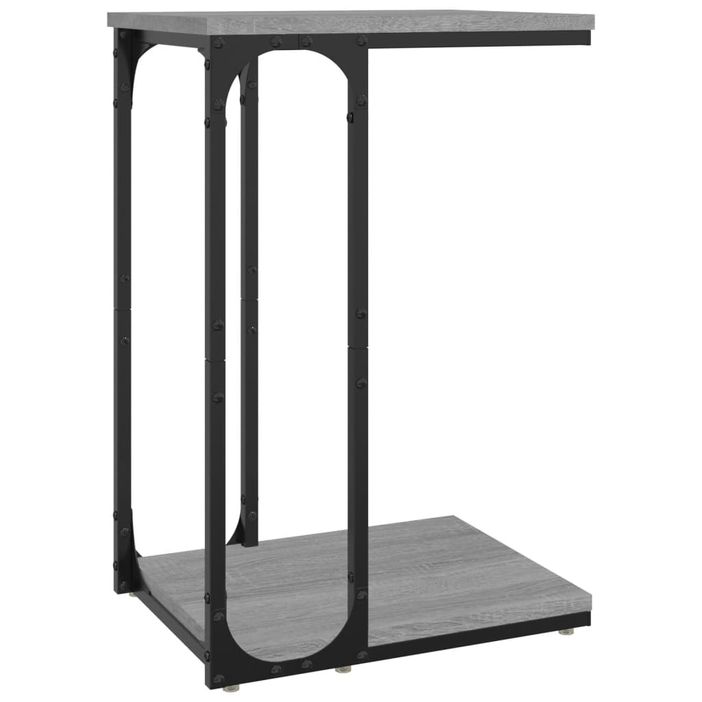 Side Table Grey Sonoma 40x30x60 cm Engineered Wood - Newstart Furniture