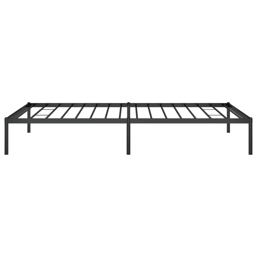 Metal Bed Frame Black 107x203 cm - Newstart Furniture