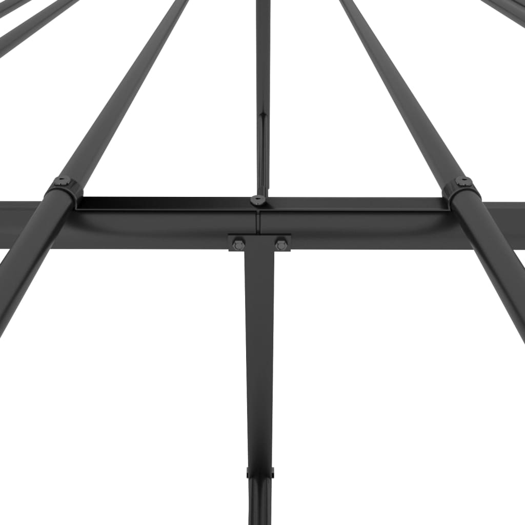 Metal Bed Frame Black 153x203 cm Queen - Newstart Furniture