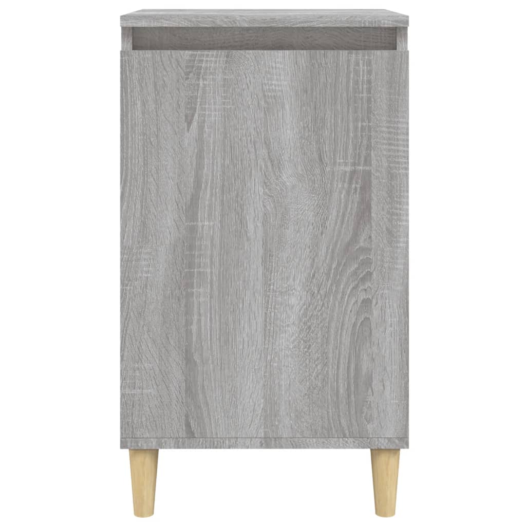 Bedside Cabinet Grey Sonoma 40x35x70 cm Engineered Wood - Newstart Furniture