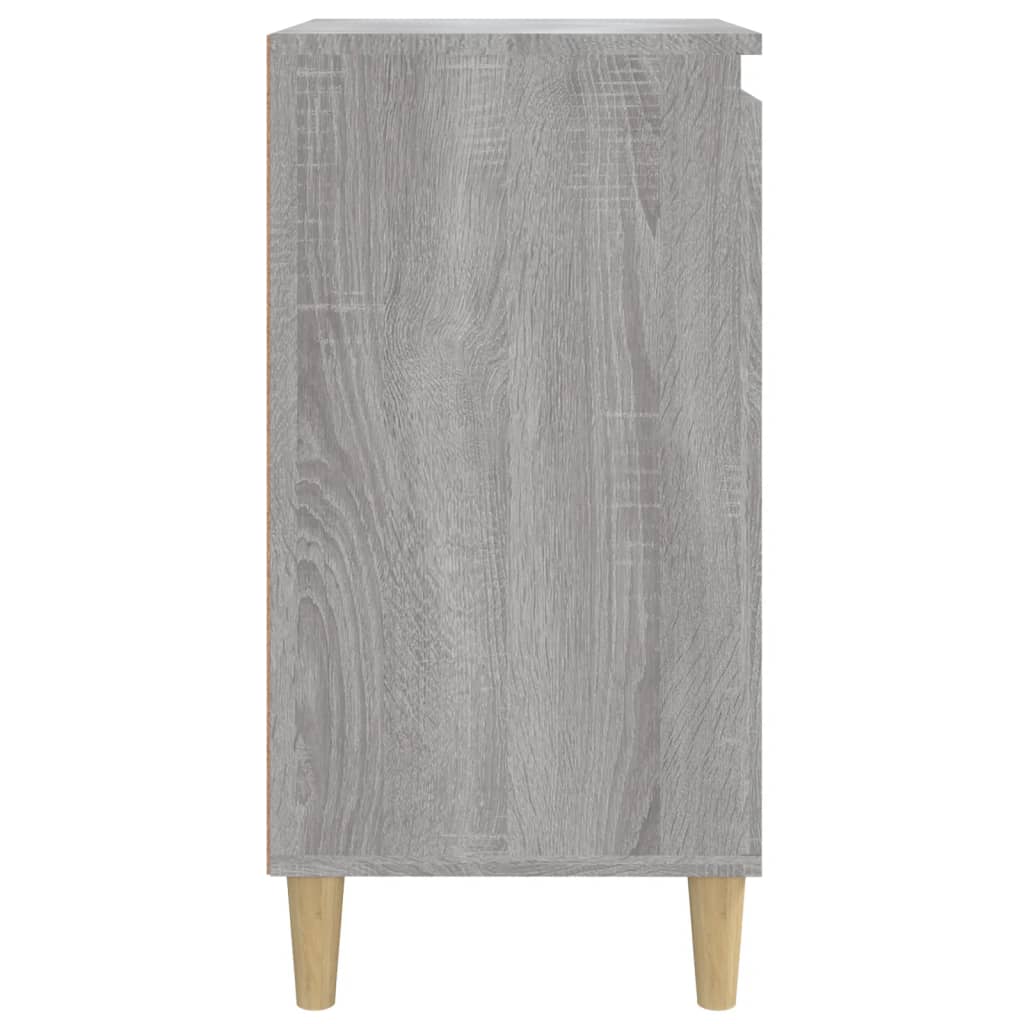 Bedside Cabinet Grey Sonoma 40x35x70 cm Engineered Wood - Newstart Furniture