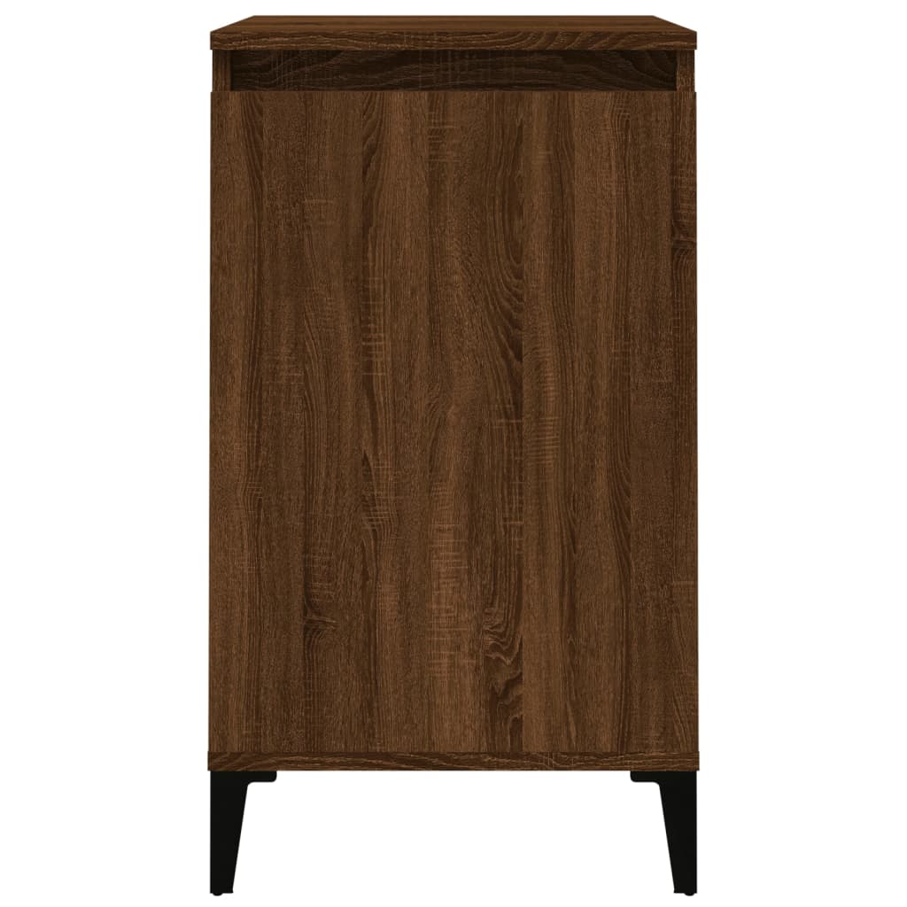 Bedside Cabinets 2 pcs Brown Oak 40x35x70 cm Engineered Wood - Newstart Furniture