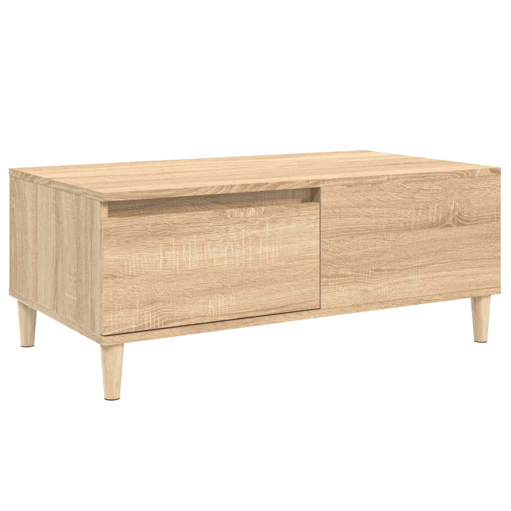 Coffee Table Sonoma Oak 90x50x36.5 cm Engineered Wood - Newstart Furniture