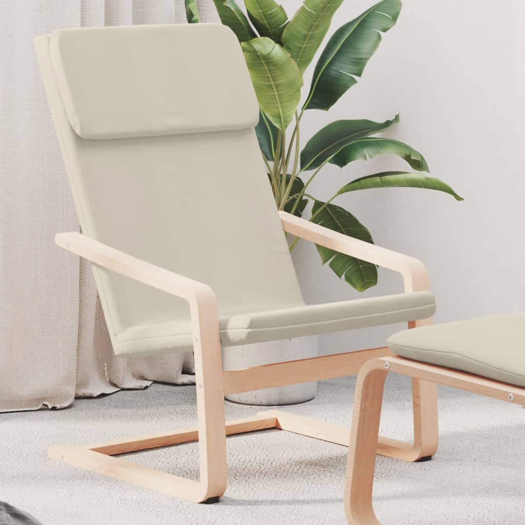 Relaxing Chair Cream Fabric - Newstart Furniture