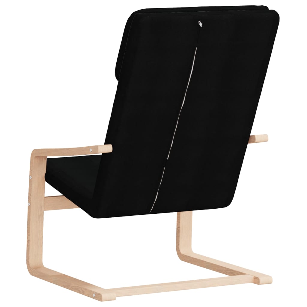 Relaxing Chair Black Fabric - Newstart Furniture