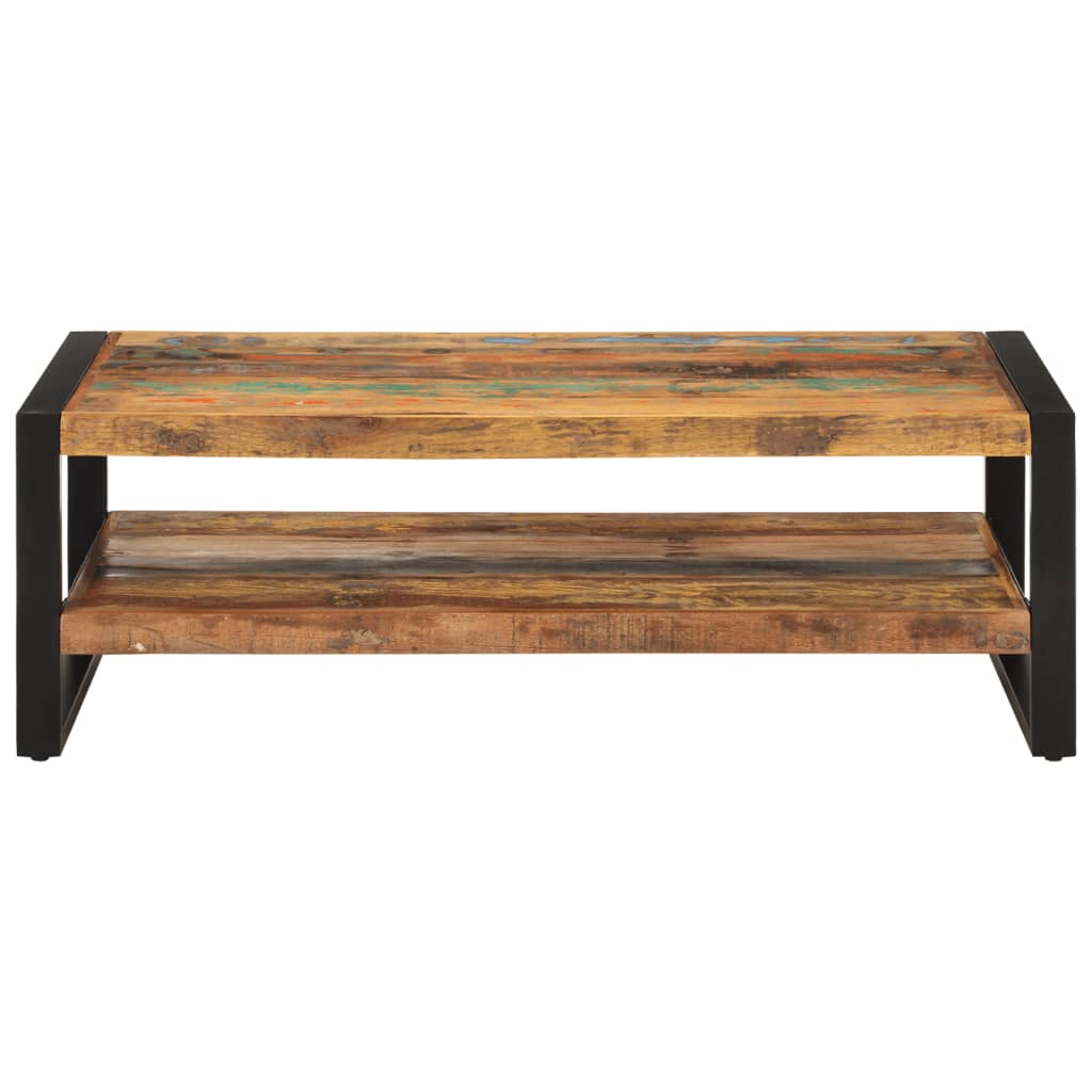 Coffee Table 120x55x40 cm Solid Wood Reclaimed - Newstart Furniture