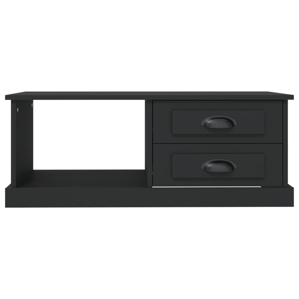 Coffee Table Black 90x50x35 cm Engineered Wood - Newstart Furniture