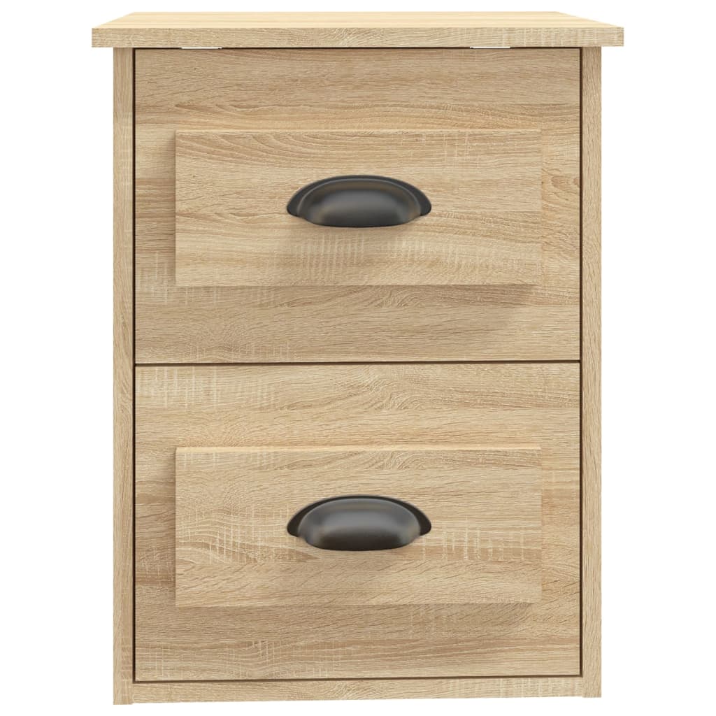 Wall-mounted Bedside Cabinet Sonoma Oak 41.5x36x53cm - Newstart Furniture