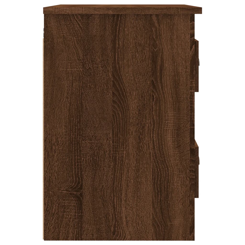 Wall-mounted Bedside Cabinets 2 pcs Brown Oak 41.5x36x53cm - Newstart Furniture