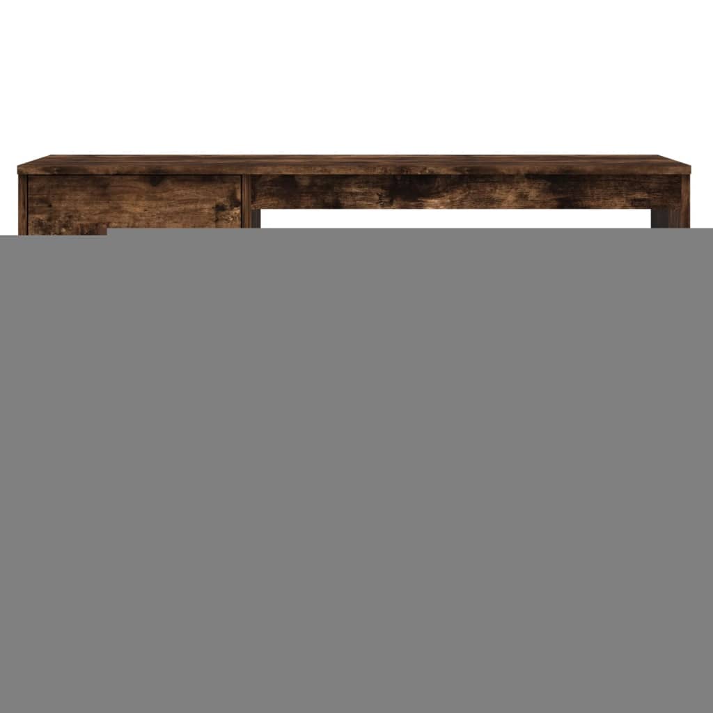 Desk with Drawer Smoked Oak 115x50x75 cm Engineered Wood - Newstart Furniture