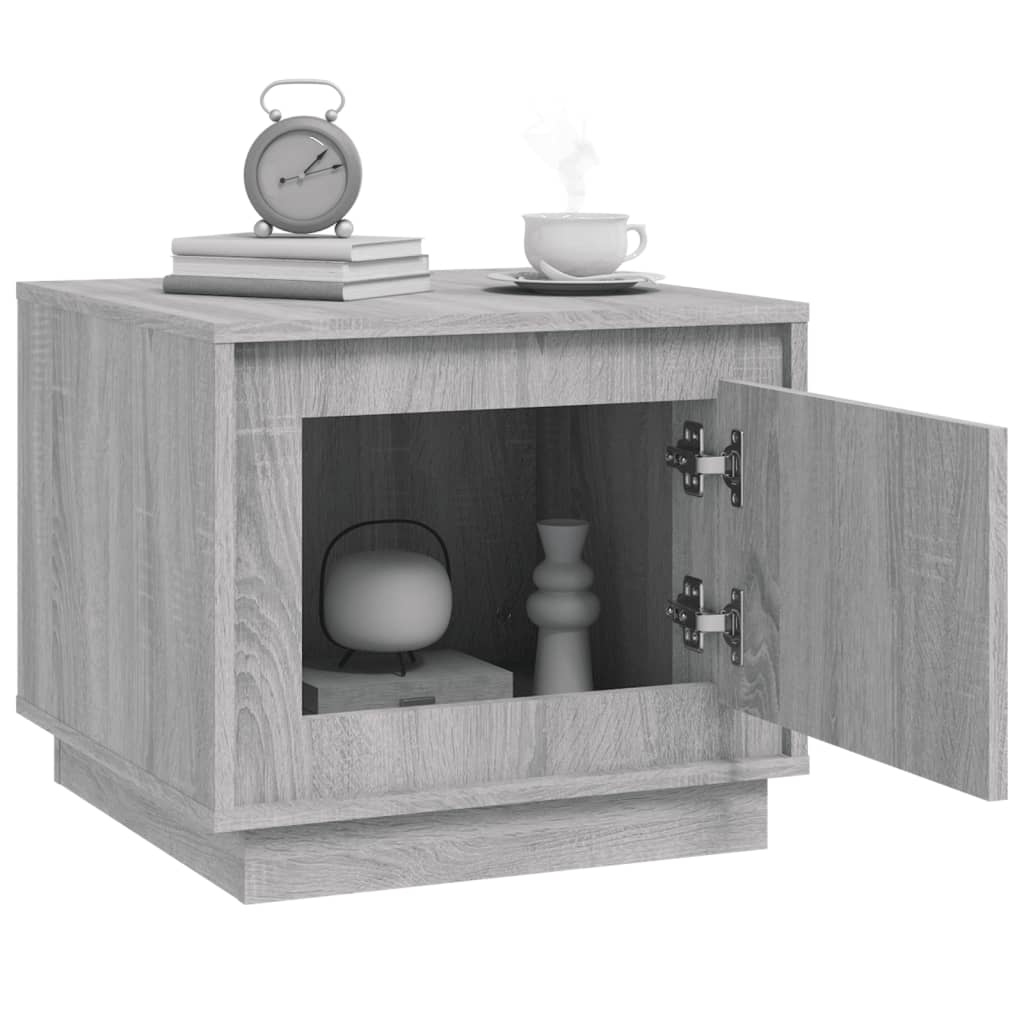 Coffee Table Grey Sonoma 51x50x44 cm Engineered Wood