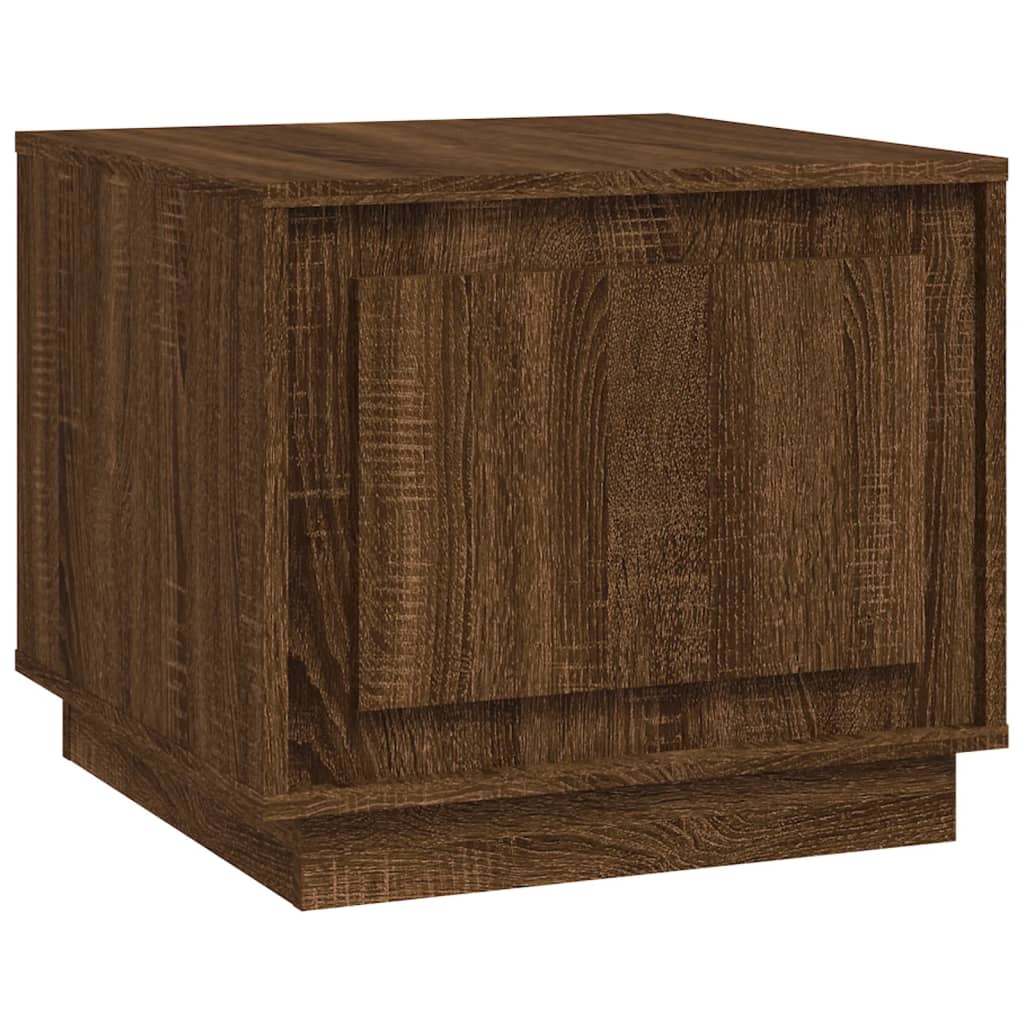 Coffee Table Brown Oak 51x50x44 cm Engineered Wood - Newstart Furniture