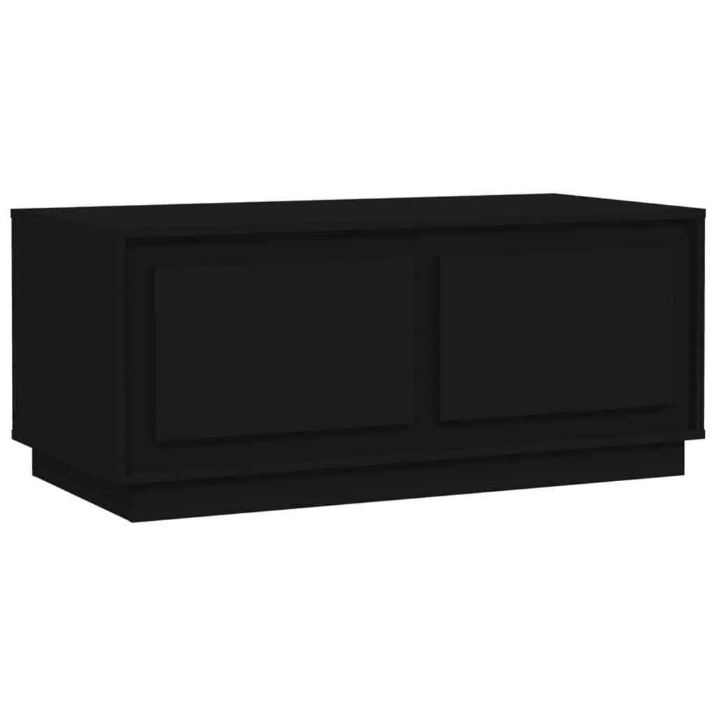 Coffee Table Black 102x50x44 cm Engineered Wood - Newstart Furniture