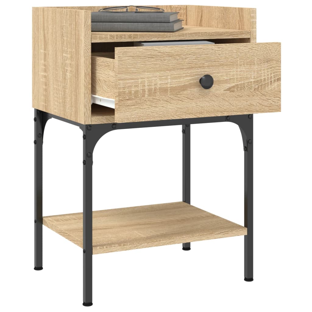 Bedside Tables 2 pcs Sonoma Oak 40.5x31x60 cm Engineered Wood