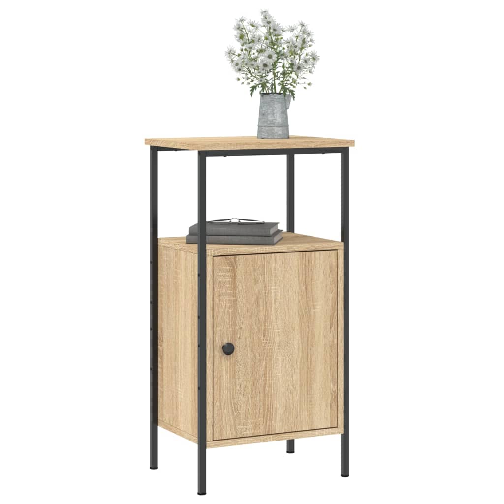 Bedside Cabinets 2 pcs Sonoma Oak 41x31x80 cm Engineered Wood
