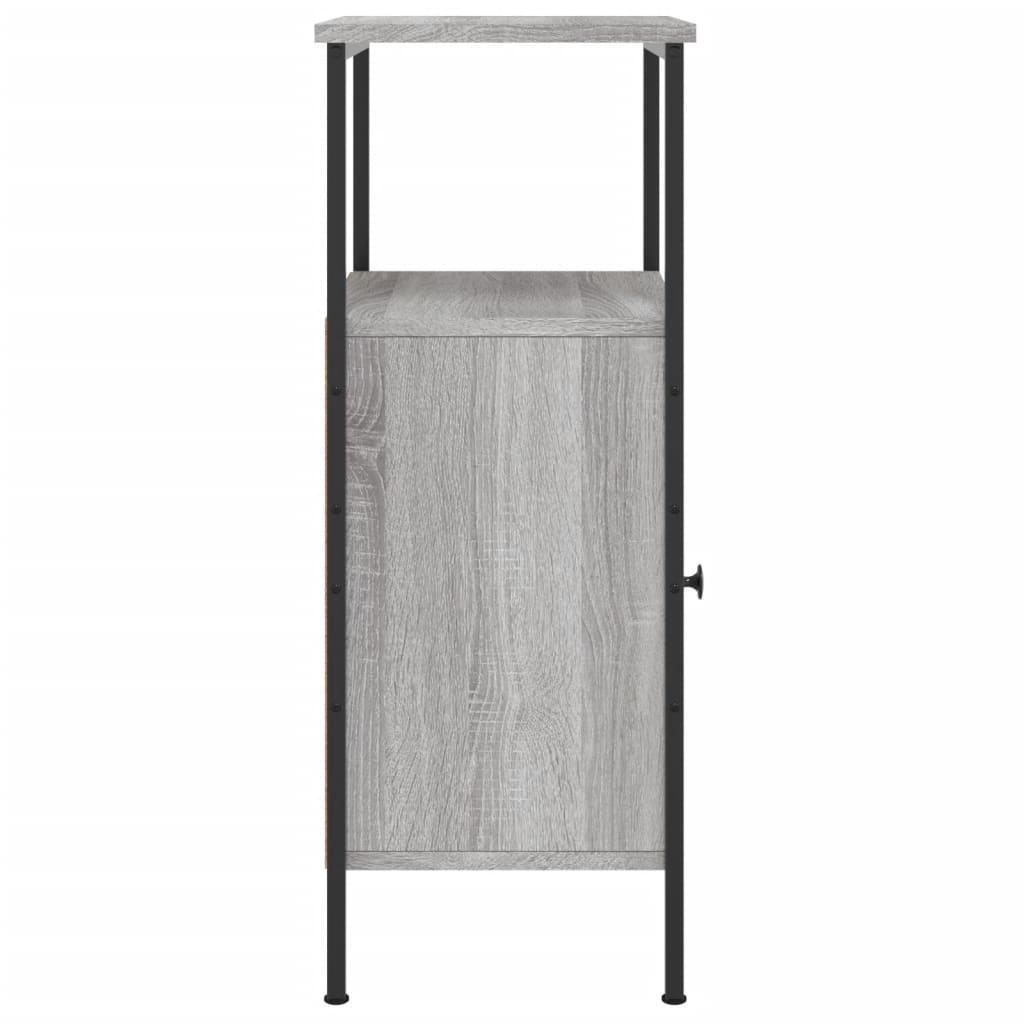 Bedside Cabinets 2 pcs Grey Sonoma 41x31x80 cm Engineered Wood