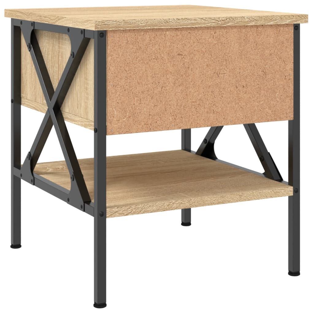 Bedside Tables 2 pcs Sonoma Oak 40x42x45 cm Engineered Wood