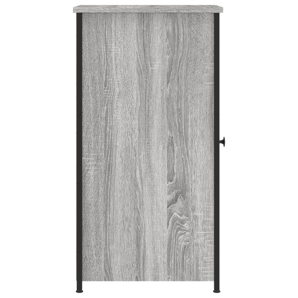 Bedside Cabinet Grey Sonoma 32x42x80 cm Engineered Wood