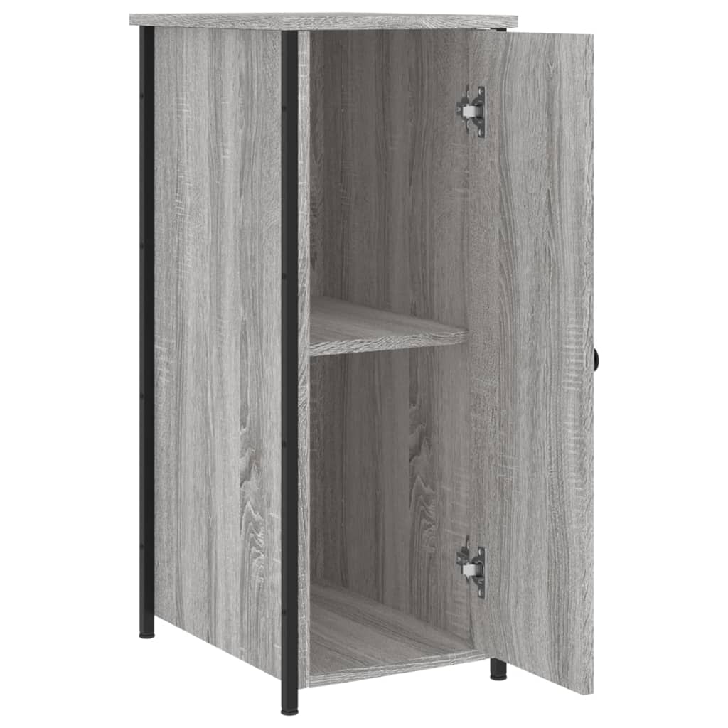 Bedside Cabinets 2 pcs Grey Sonoma 32x42x80 cm Engineered Wood