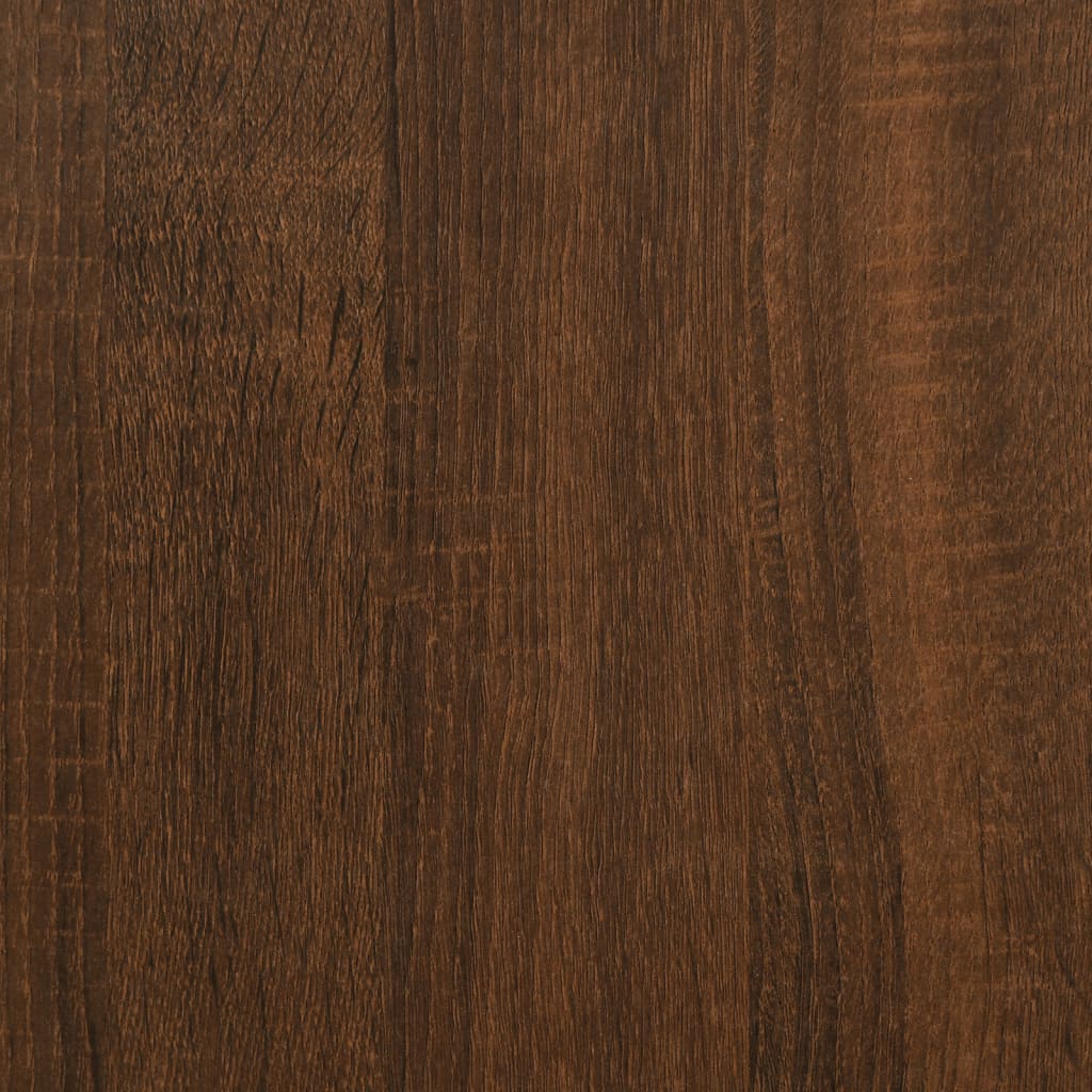 Bedside Cabinets 2 pcs Brown Oak 34x36x70 cm Engineered Wood