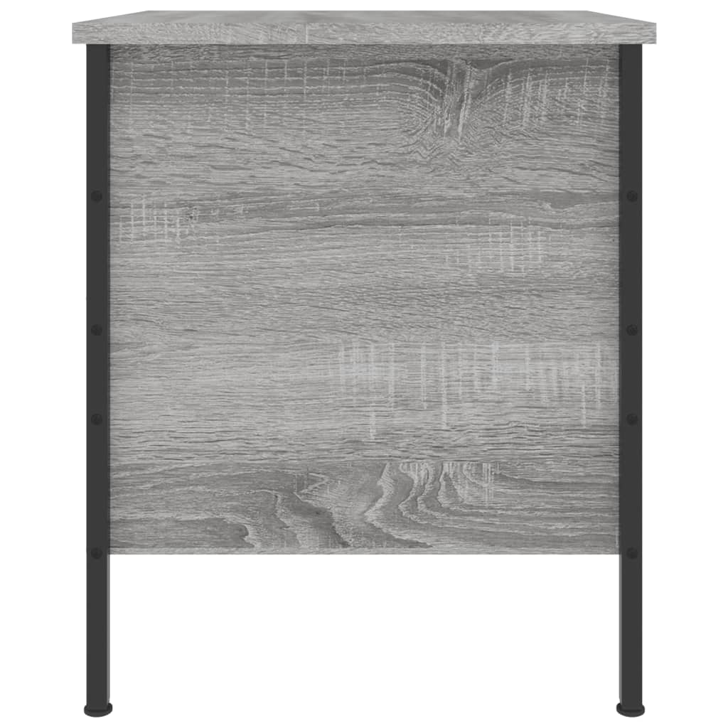 Bedside Cabinet Grey Sonoma 40x42x50 cm Engineered Wood - Newstart Furniture