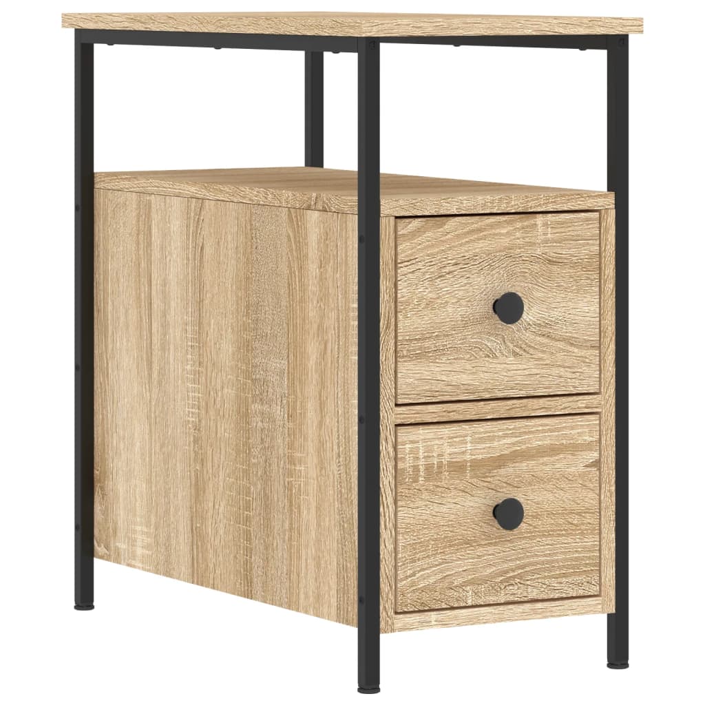 Bedside Cabinet Sonoma Oak 30x60x60 cm Engineered Wood - Newstart Furniture