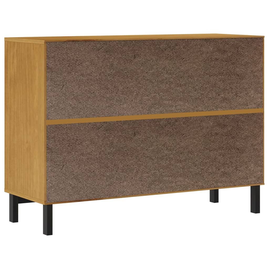 Drawer Cabinet FLAM 110x40x80 cm Solid Wood Pine - Newstart Furniture