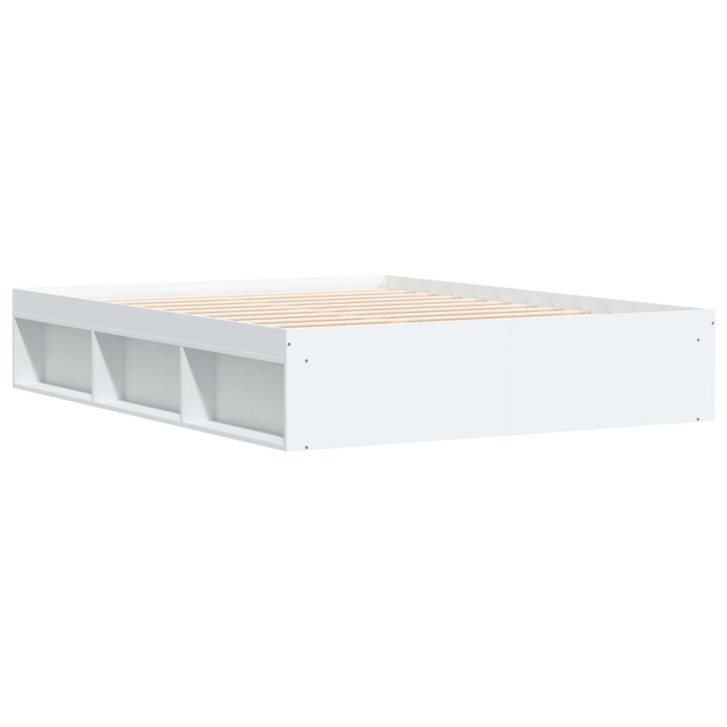 Bed Frame White 150x200 cm