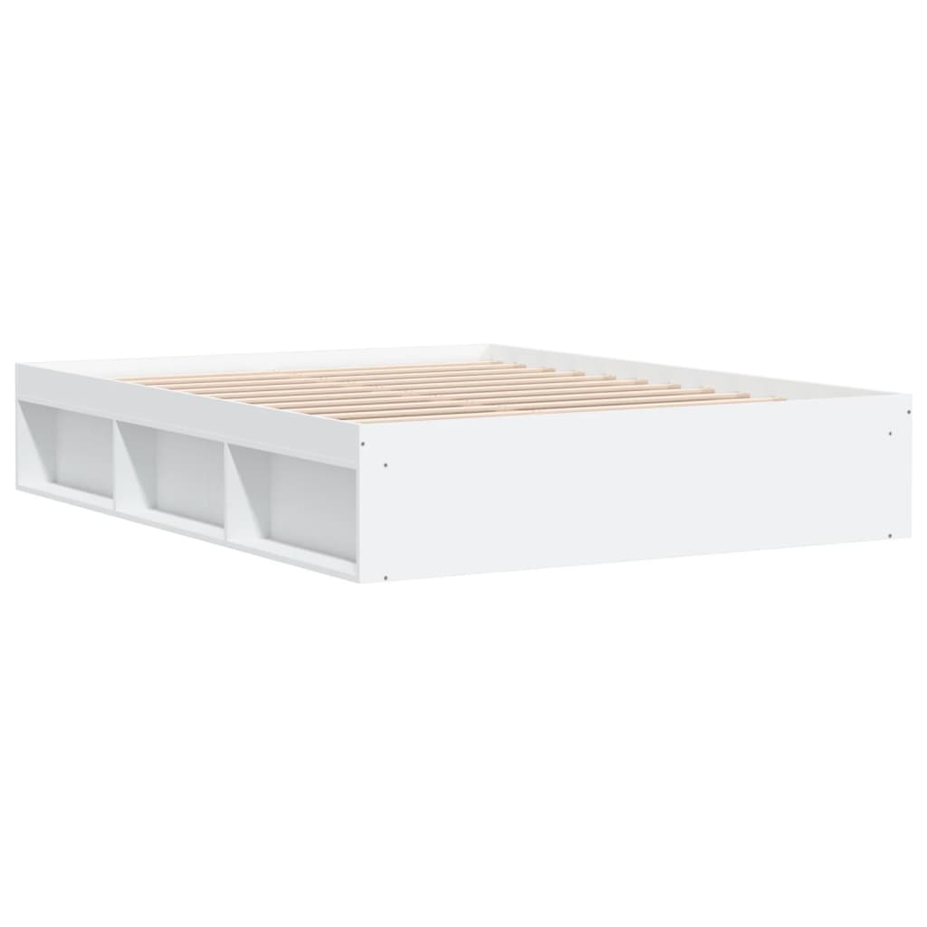 Bed Frame White 150x200 cm