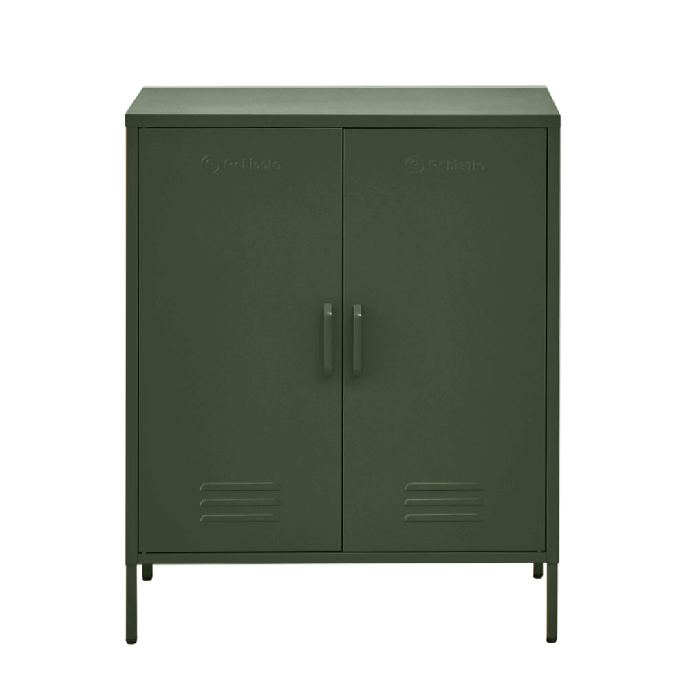 ArtissIn Buffet Sideboard Locker Metal Storage Cabinet - SWEETHEART Green - Newstart Furniture