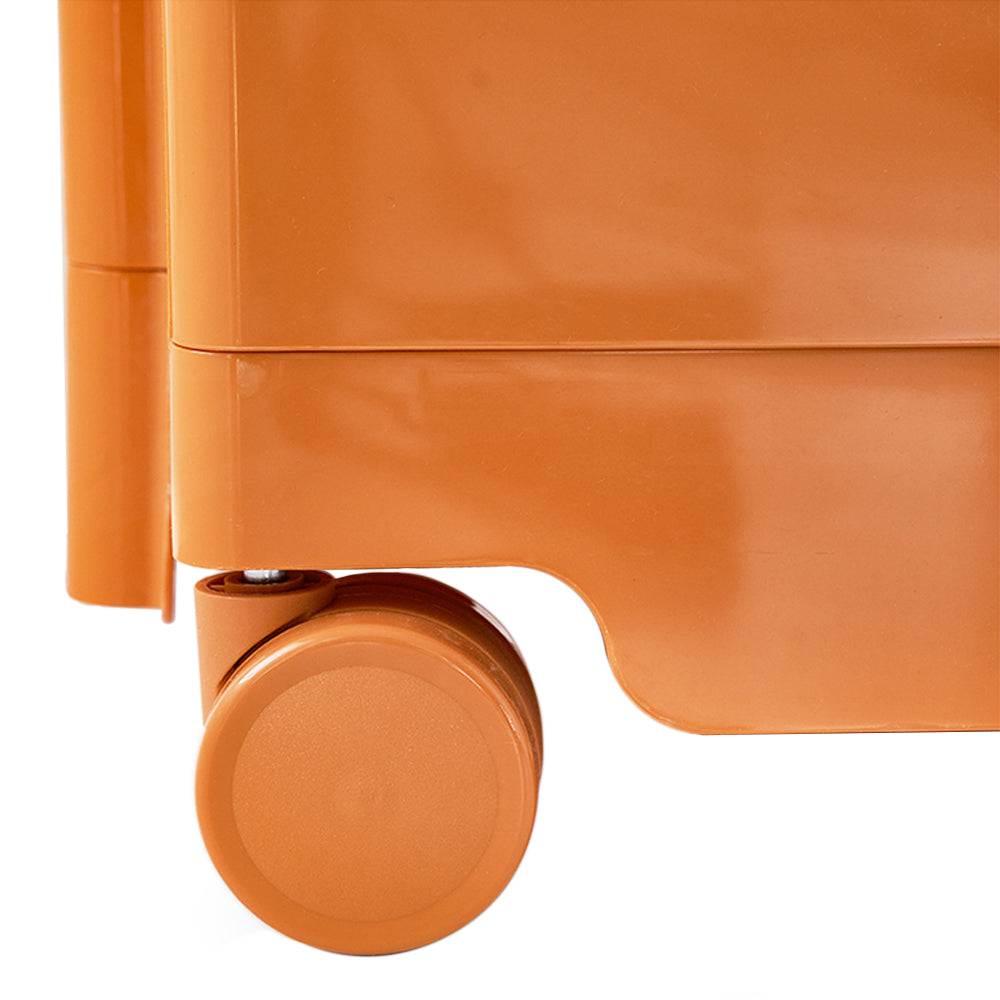 ArtissIn Bedside Table Side Tables Nightstand Organizer Replica Boby Trolley 5Tier Orange - Newstart Furniture