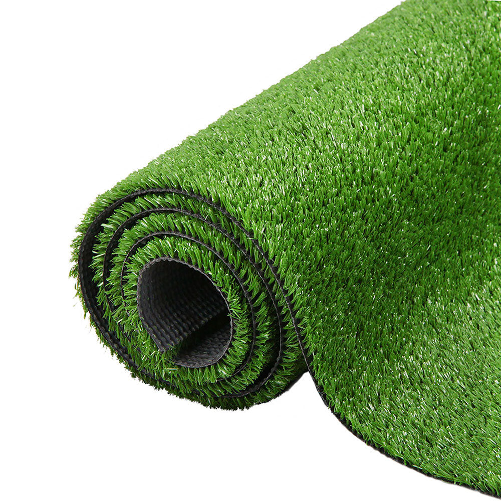 Primeturf Artificial Grass 10mm 2mx10m 20sqm Synthetic Fake Turf Plants Plastic Lawn Olive - Newstart Furniture