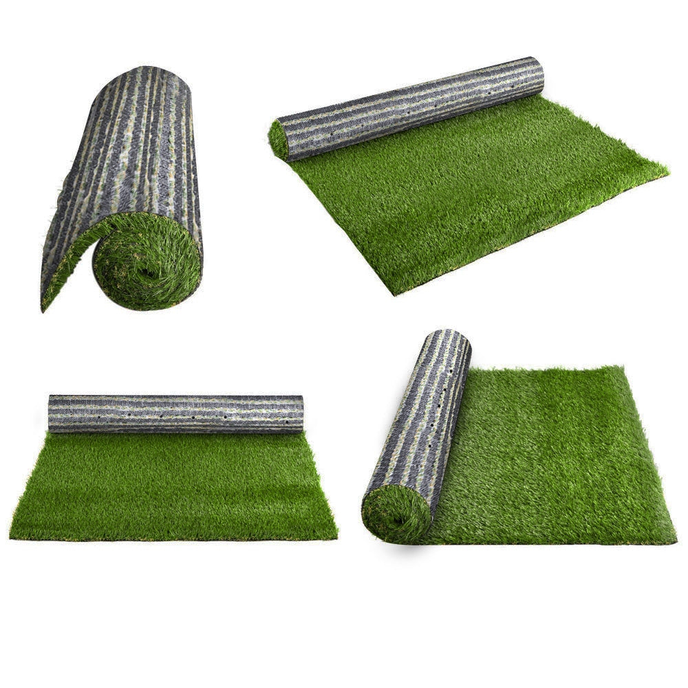 Primeturf Artificial Grass Synthetic 30mm 1mx20m 20sqm Fake Turf Plants Lawn 4-coloured - Newstart Furniture