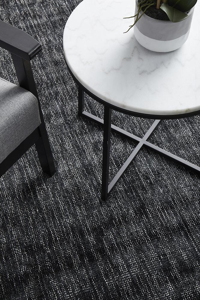 Azure Black Rug - Newstart Furniture