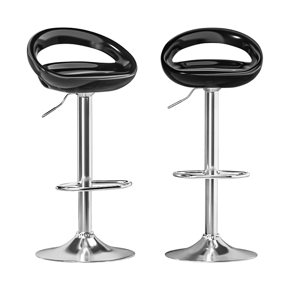 Artiss Bar Stools Kitchen Stool Dining Counter Chairs Gas Lift Swivel x2 - Newstart Furniture
