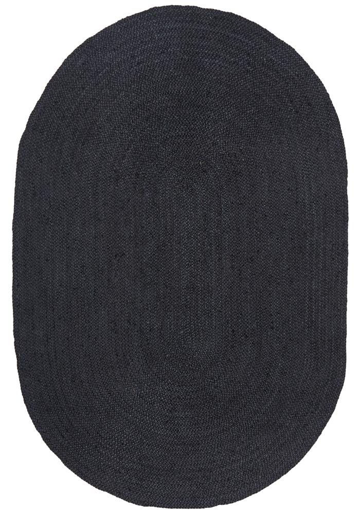 Bondi Black Oval Rug - Newstart Furniture