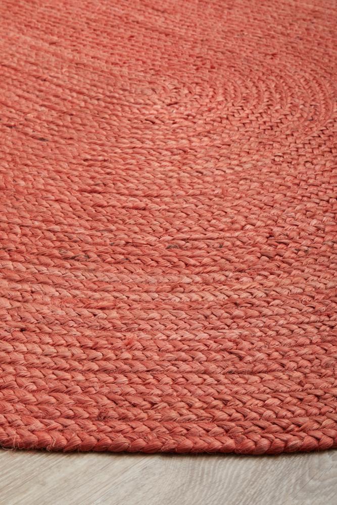 Bondi Terracotta Oval Rug - Newstart Furniture