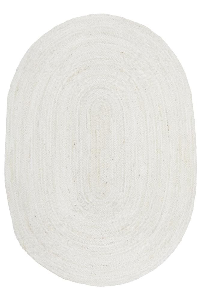 Bondi White Oval Rug - Newstart Furniture