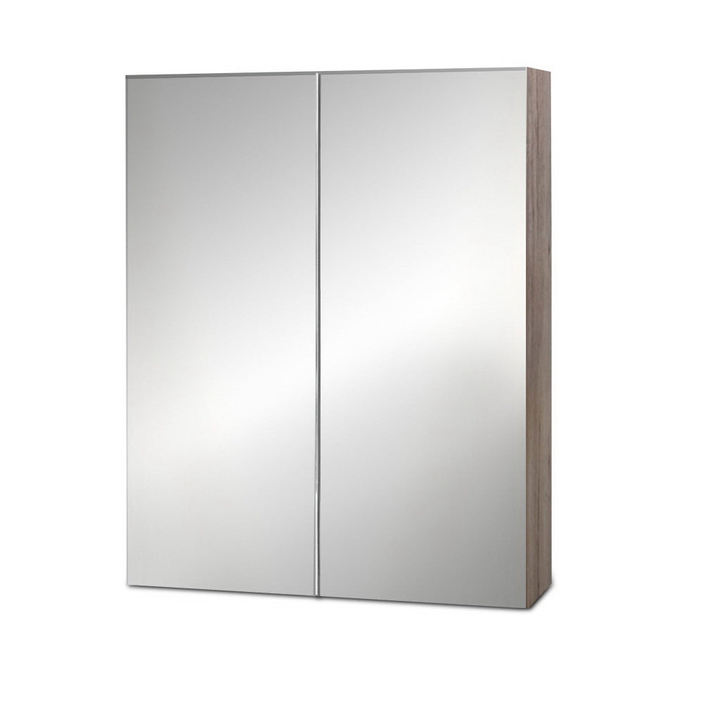 Cefito Bathroom Mirror Cabinet 600mm x720mm - Natural - Newstart Furniture