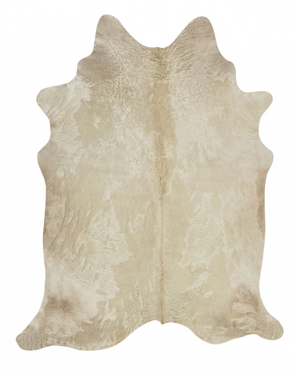 Exquisite Natural Cow Hide Rug Champagne - Newstart Furniture